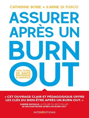 cover image of Assurer après un burn-out